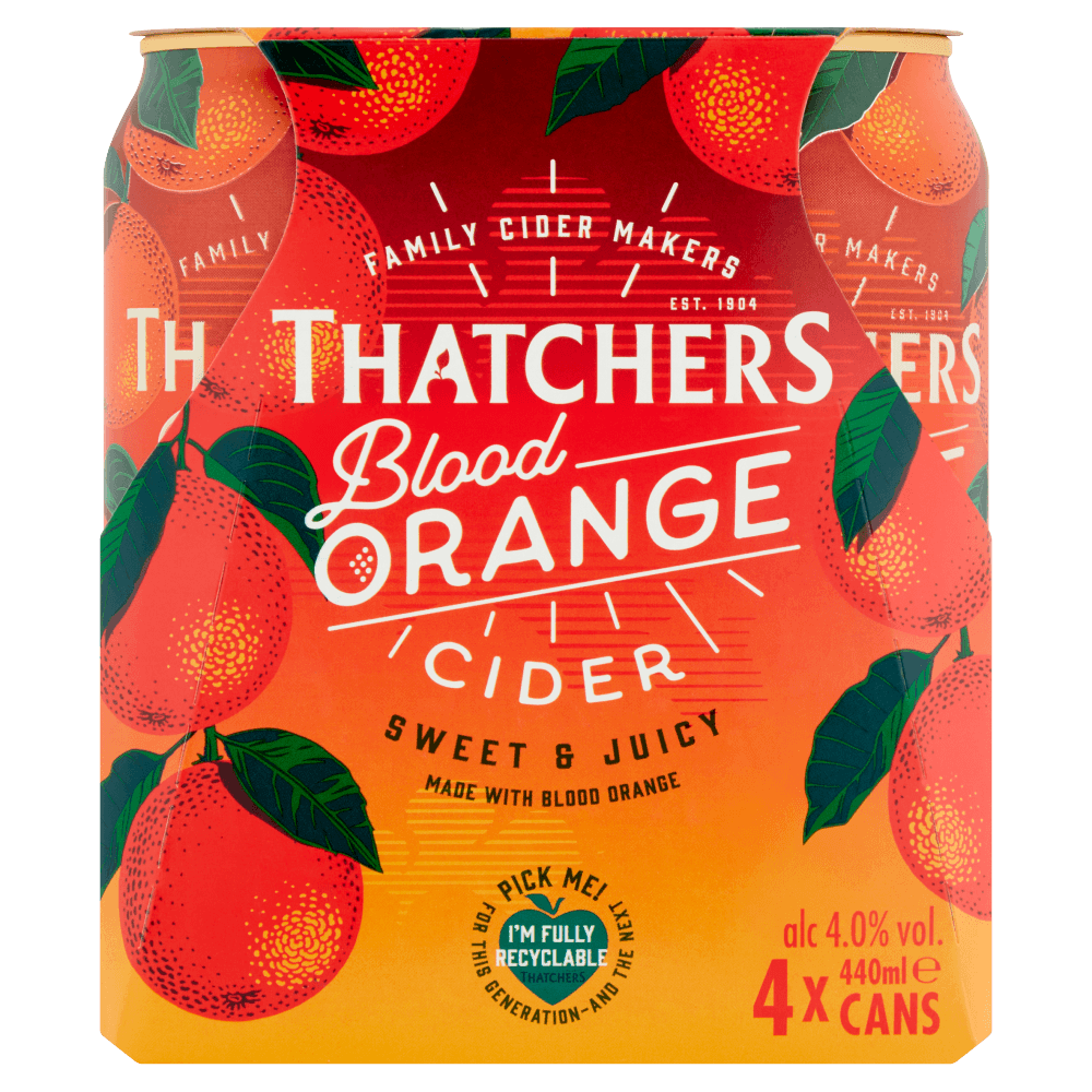 Thatchers Blood Orange Cider 4x440ml