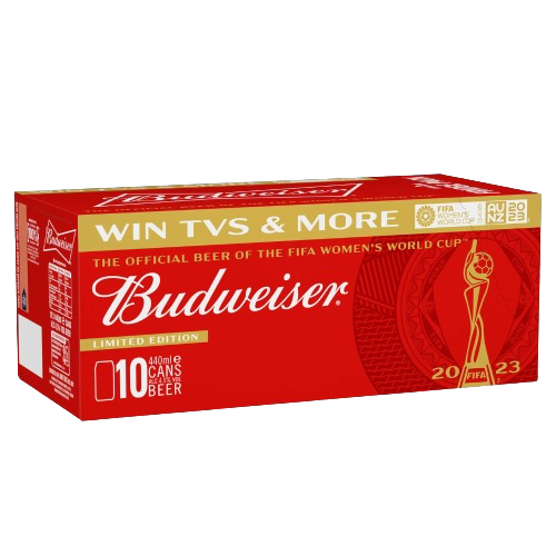 Budweiser 10x440ml Bargain Booze
