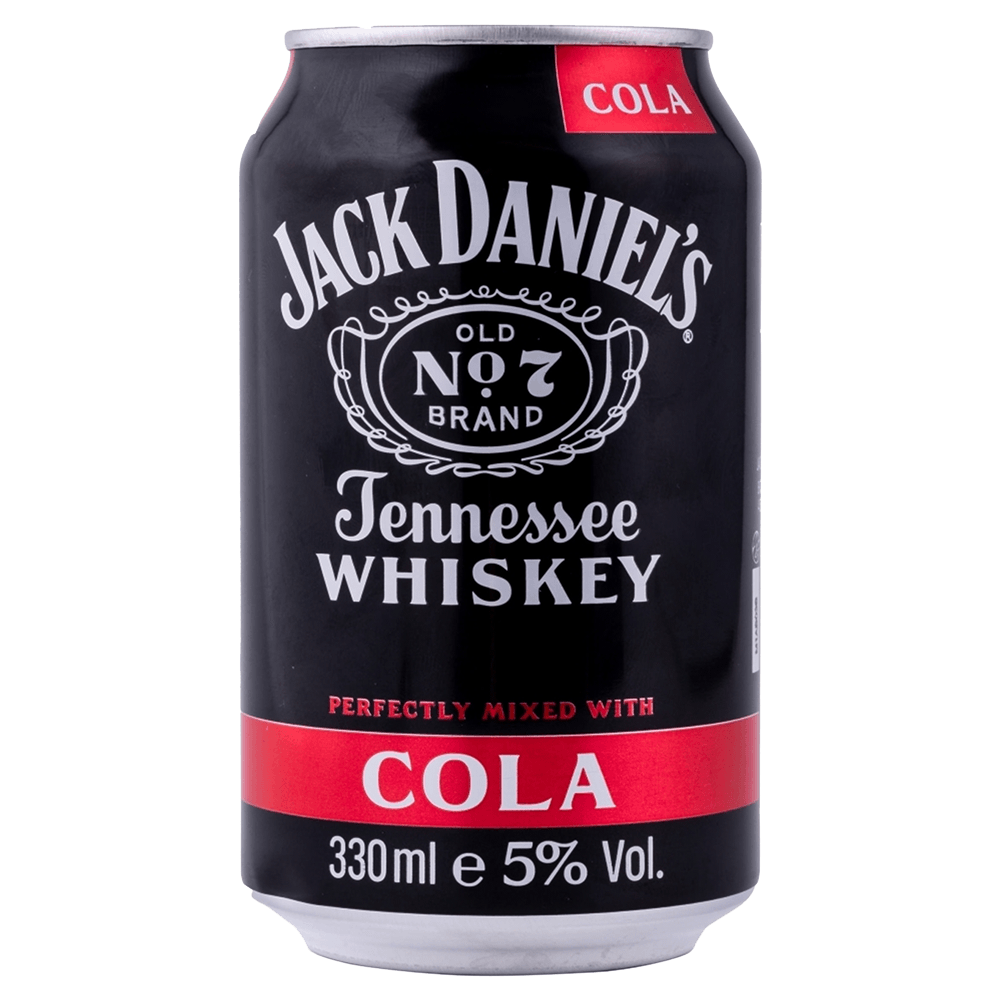 Jack Daniel’s & Cola Can 330ml (5) Bargain Booze