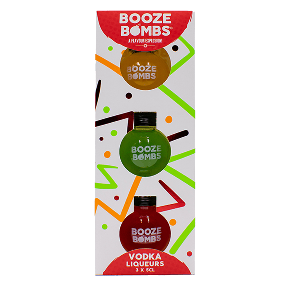 Booze Bombs Vodka Liqueurs 3x5cl - Bargain Booze