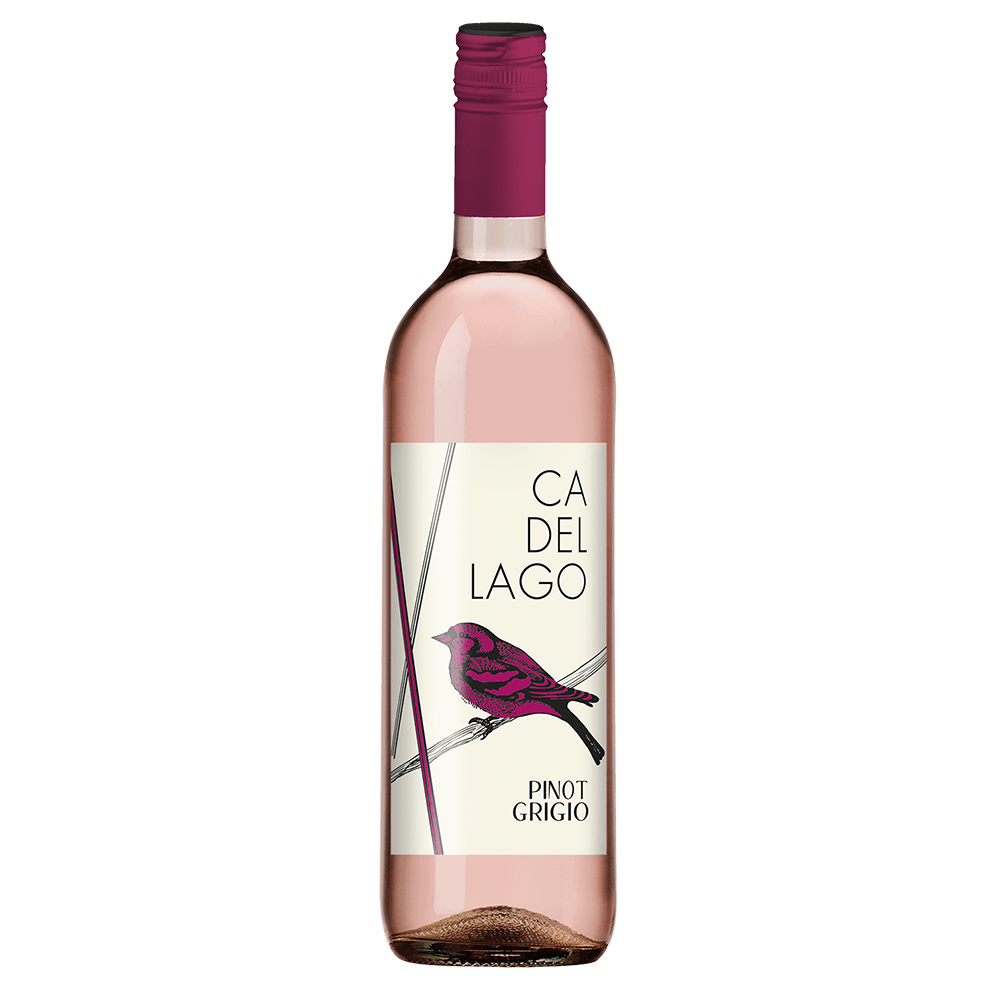 Ca De Lago Pinot Grigio Rose 75cl - Bargain Booze