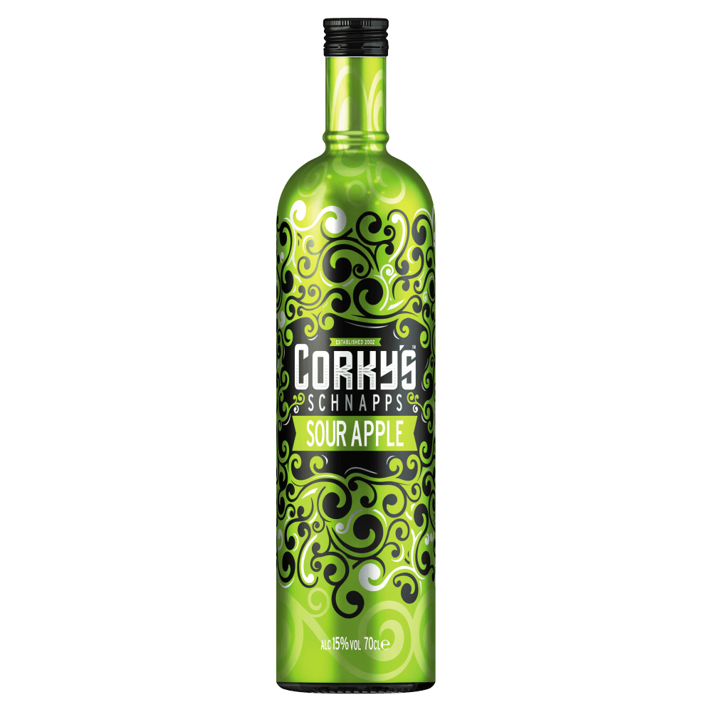 Corkys Sour Apple 70cl