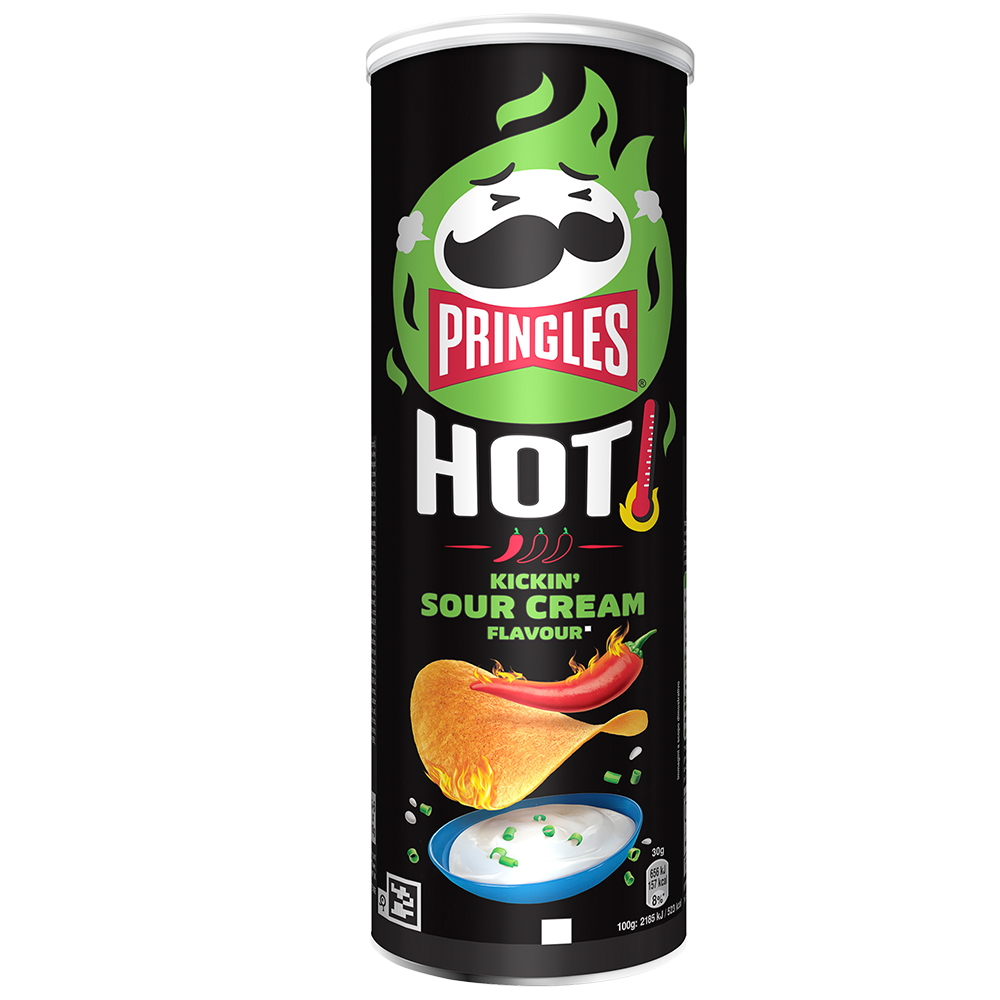 Pringles Hot Kickin’ Sour Cream 160g