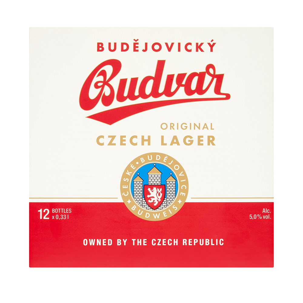 Budvar 12 X 330ml