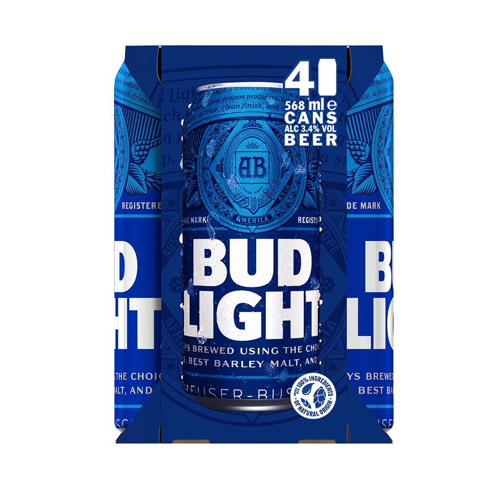 Bud Light  4 X 568ml