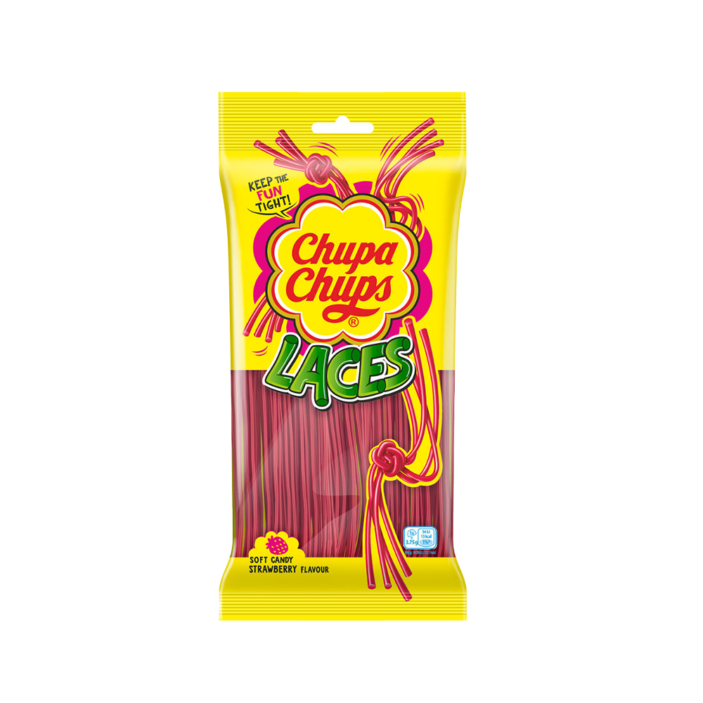 Chupa Chups Strawberry Laces 90g 