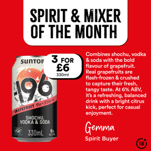 Spirit And Mixer Of The Month