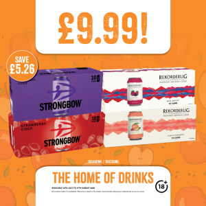 £9.99 Beer & Cider Packs