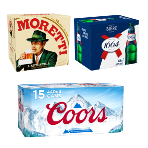 Beer, Lager & Cider Big Packs