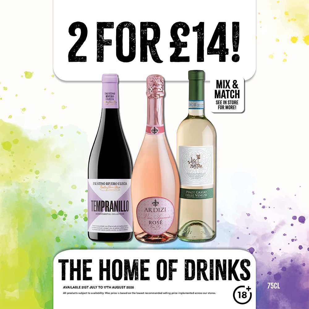 2 for £14 