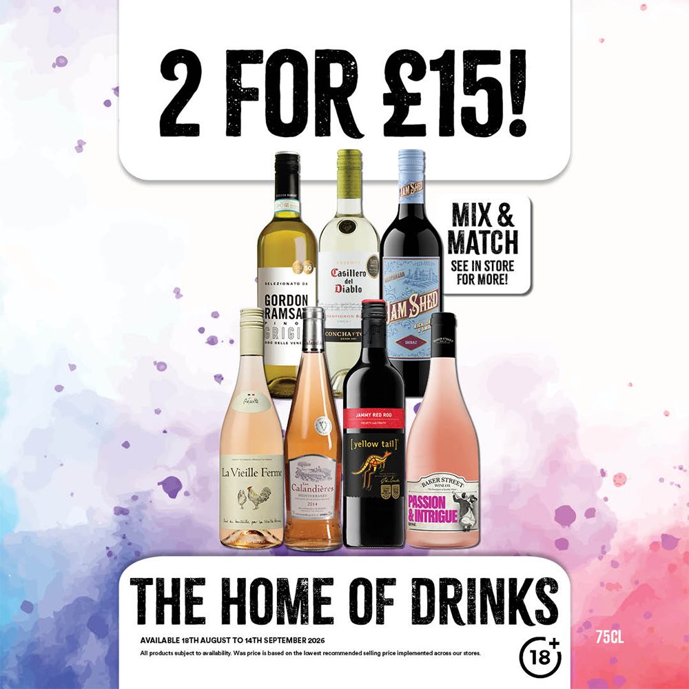 2 For £15
