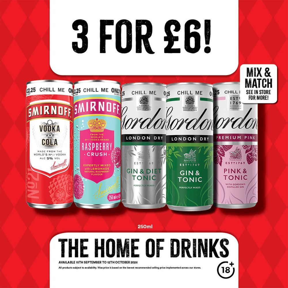 3 for £6 