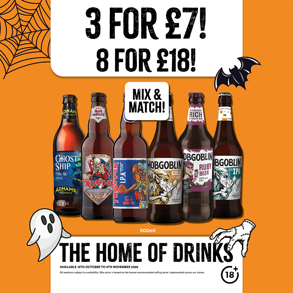3 For £7 or 8 For £18 